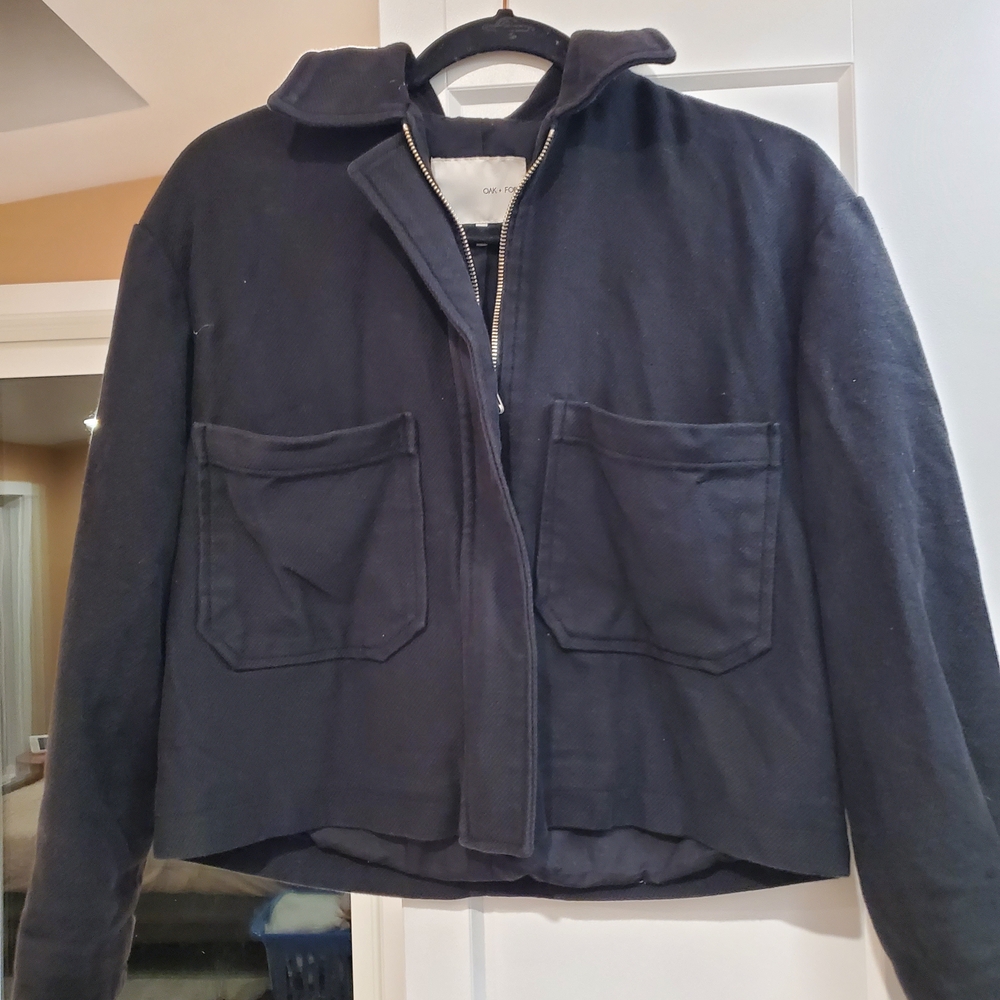OAK + FORT Midnight Blue Field Jacket